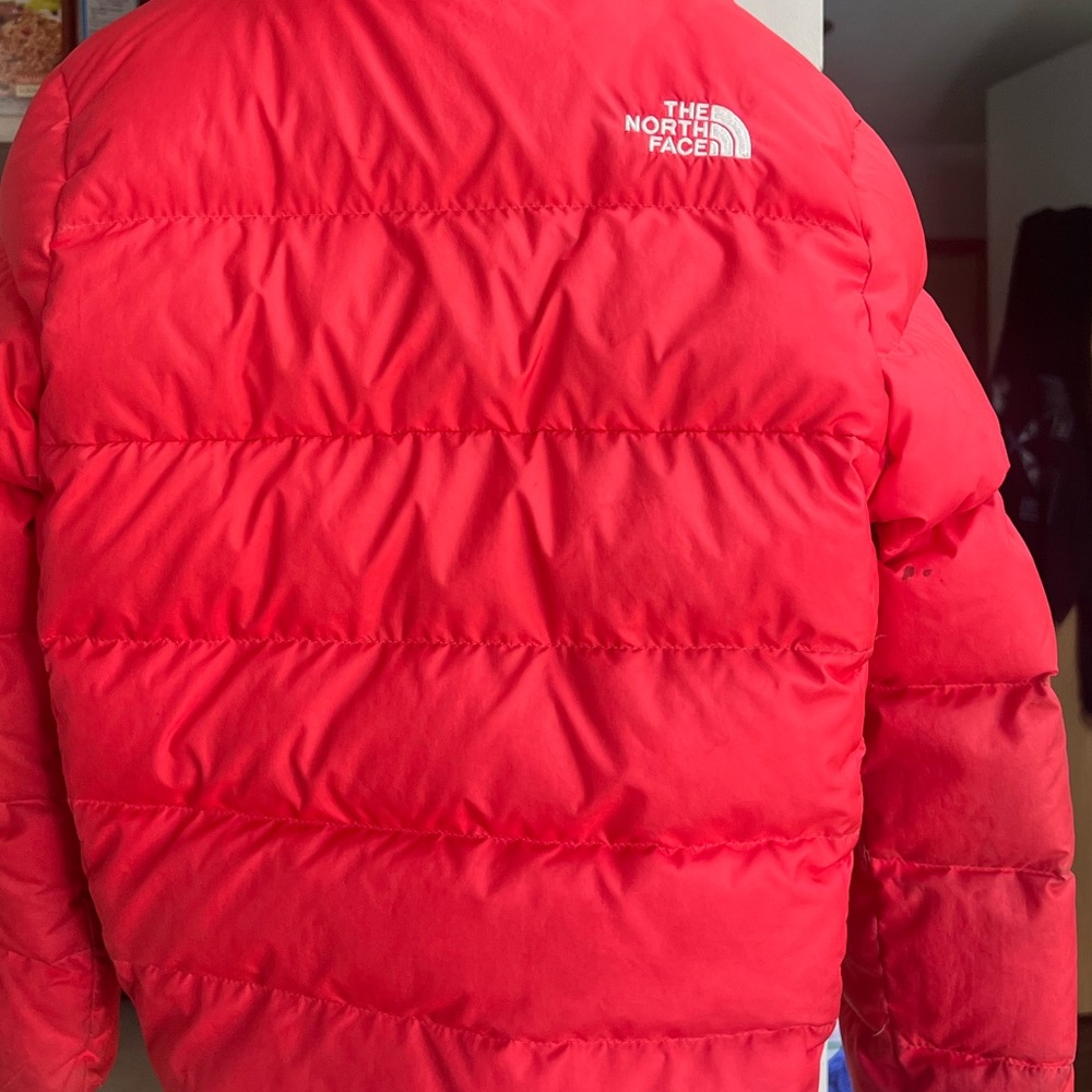 XSmall (size 6) kids pink north face coat